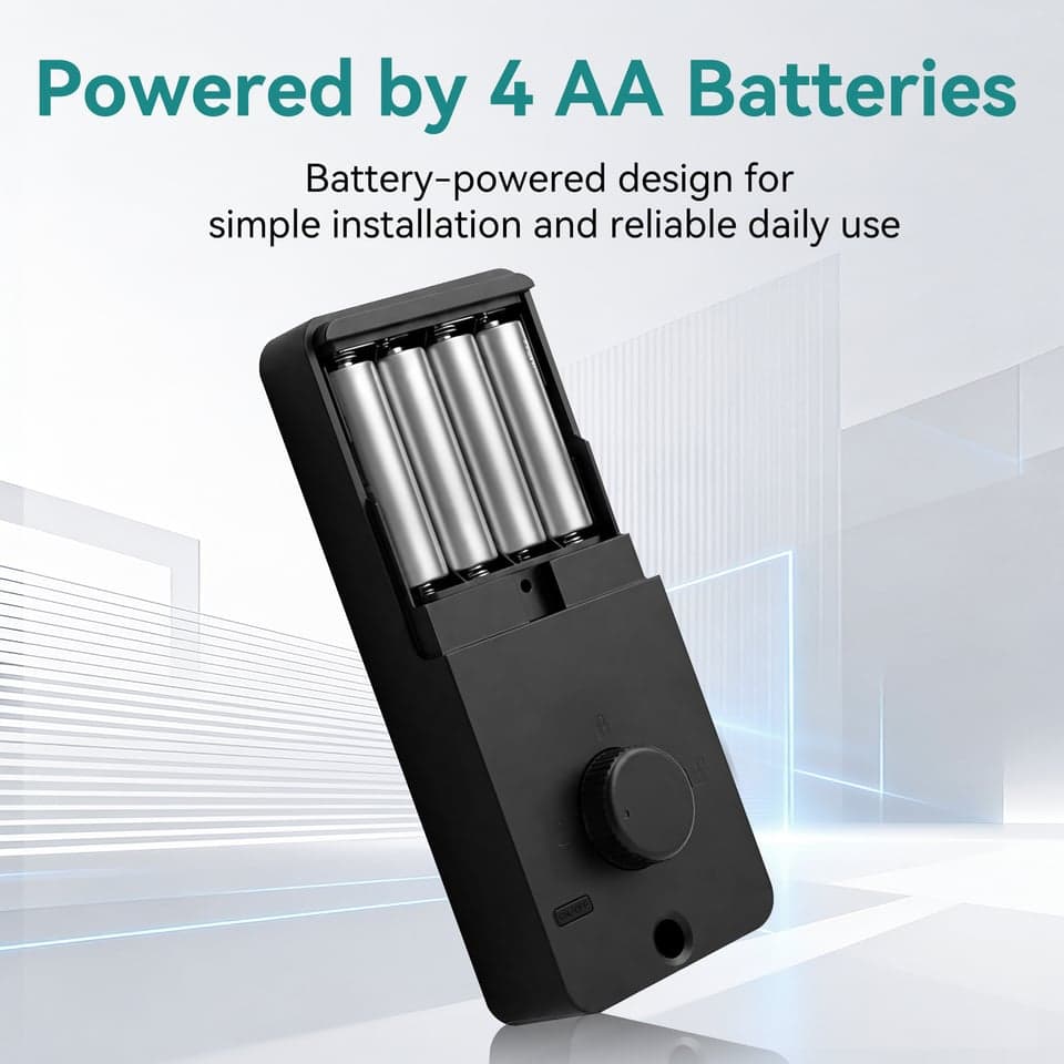 SJJ Fingerprint Deadbolt Aluminum Tuya detail photo 3 — Tuya/TTLock app