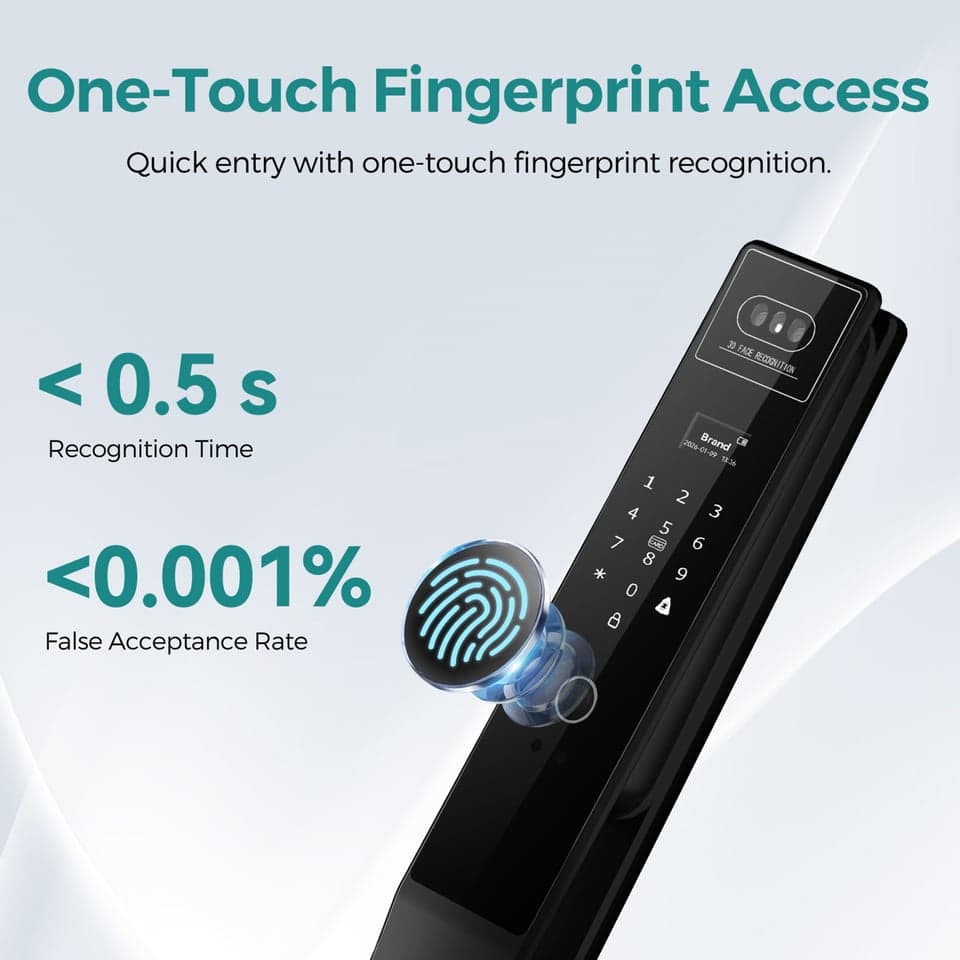 SJJ WiFi Full Auto Lock Mid detail photo 2 — video peephole