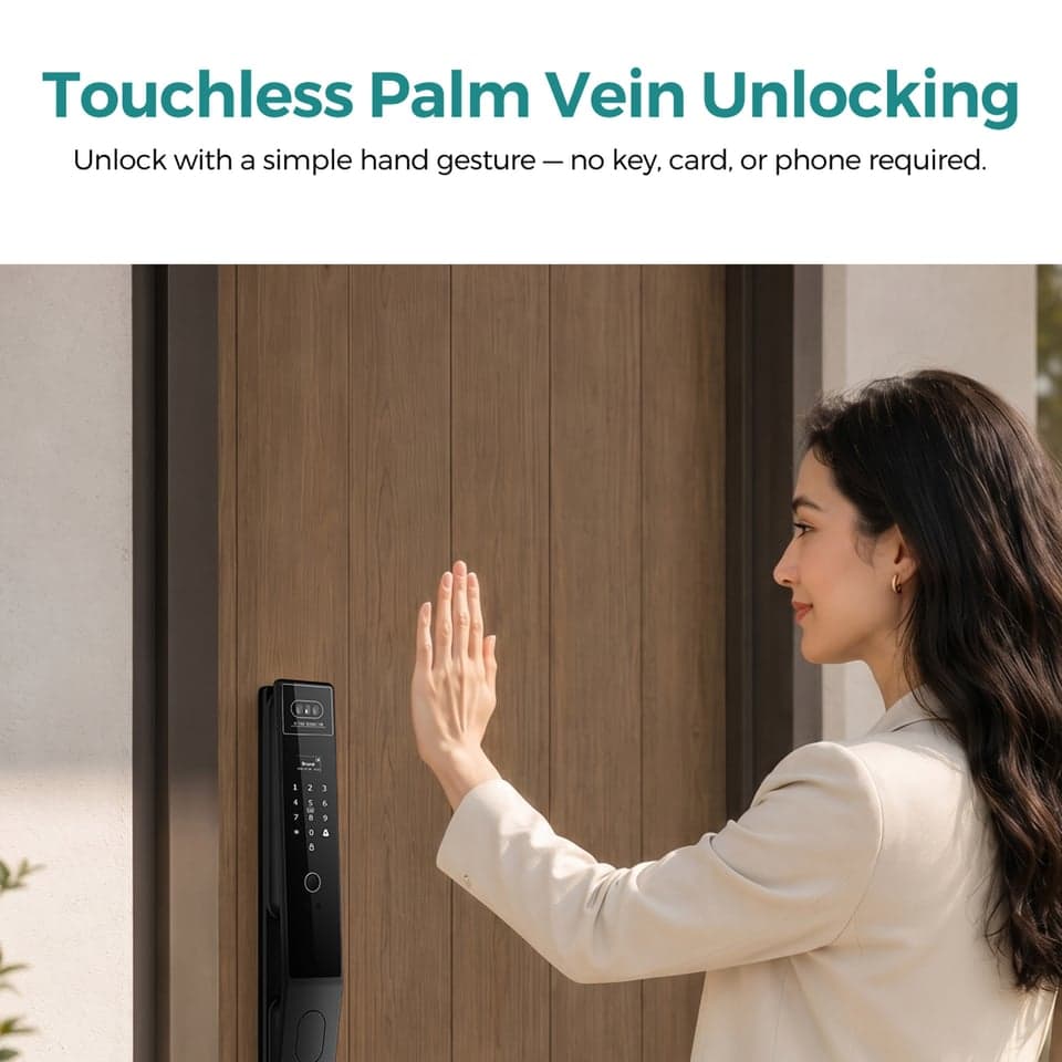 SJJ WiFi Full Auto Lock Mid detail photo 5 — video peephole