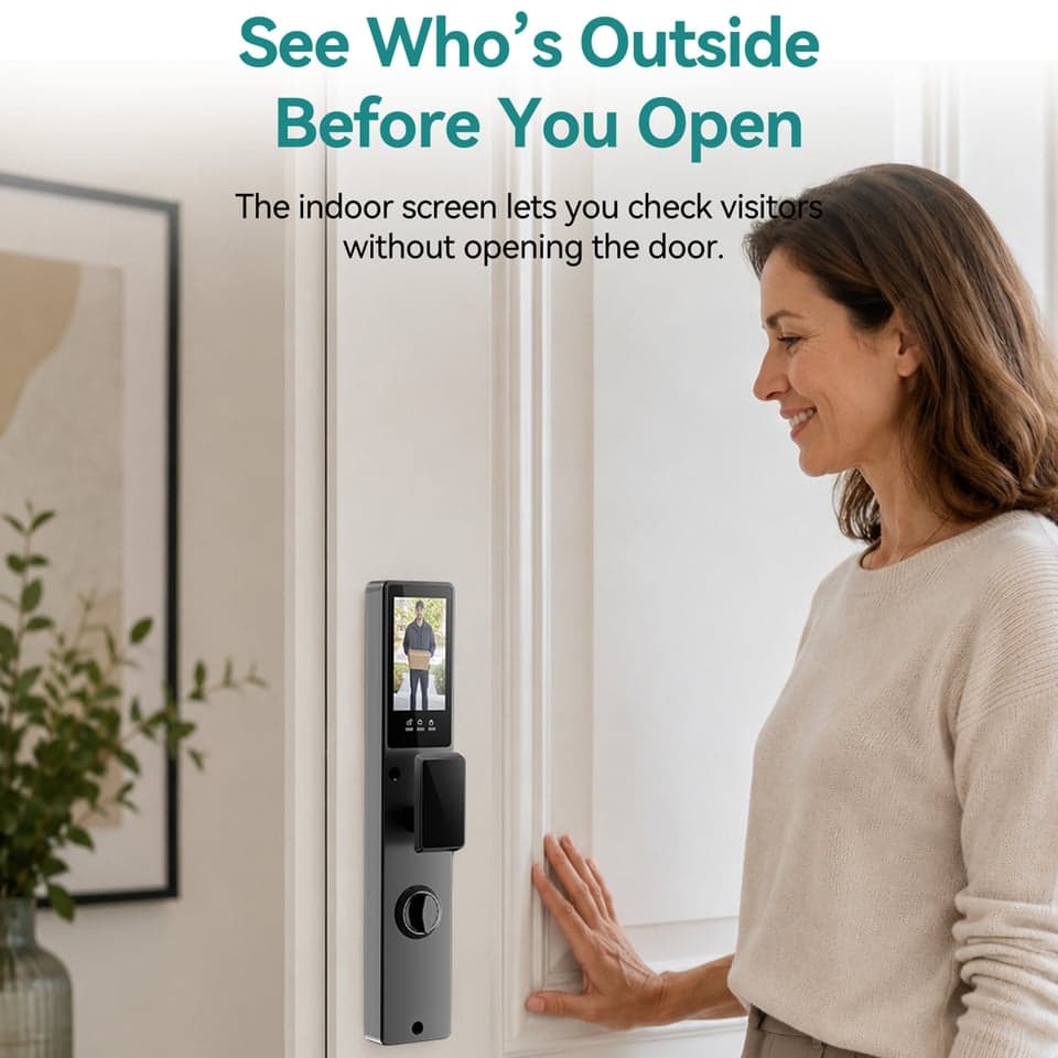 SJJ WiFi Full Auto Lock Premium detail photo 5 — video peephole
