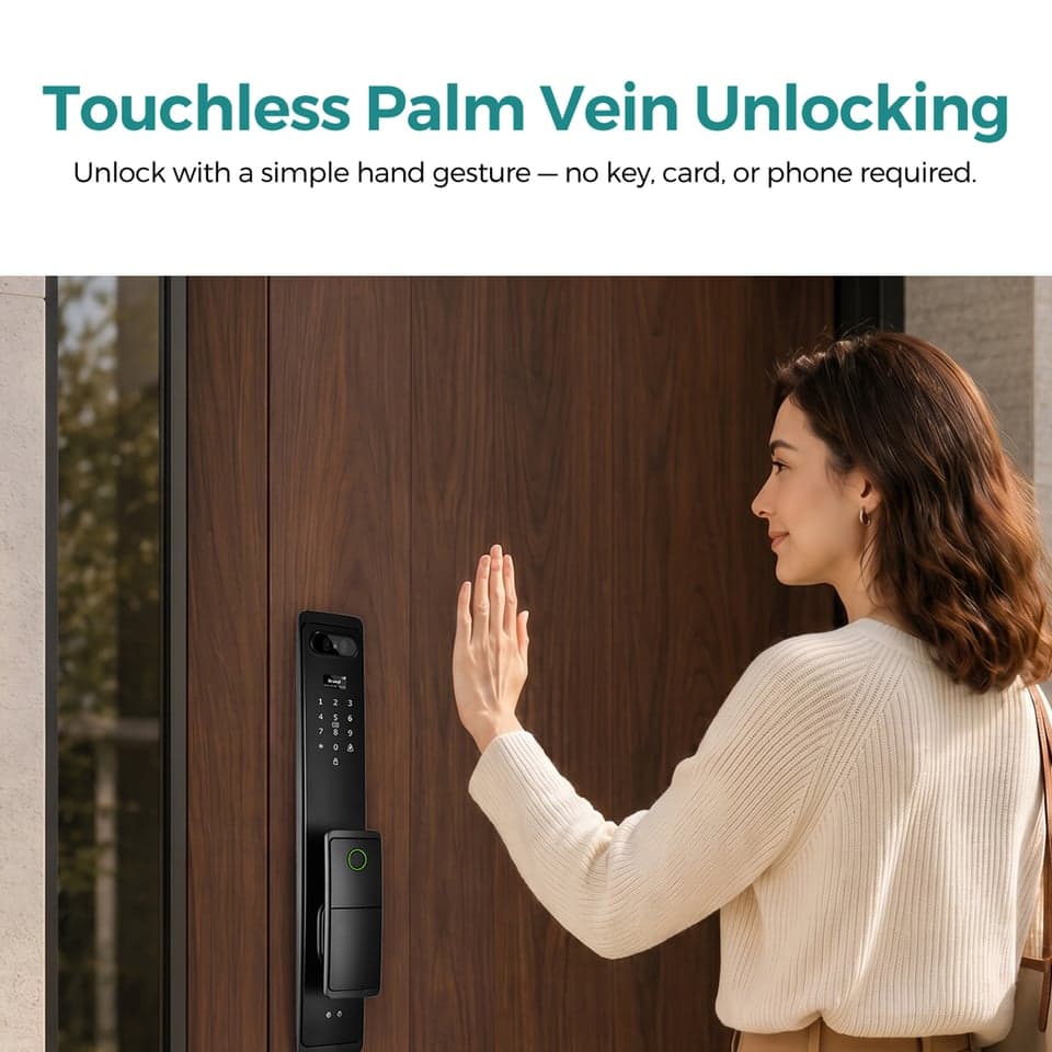 SJJ WiFi Full Auto Lock Mid Plus detail photo 3 — video peephole