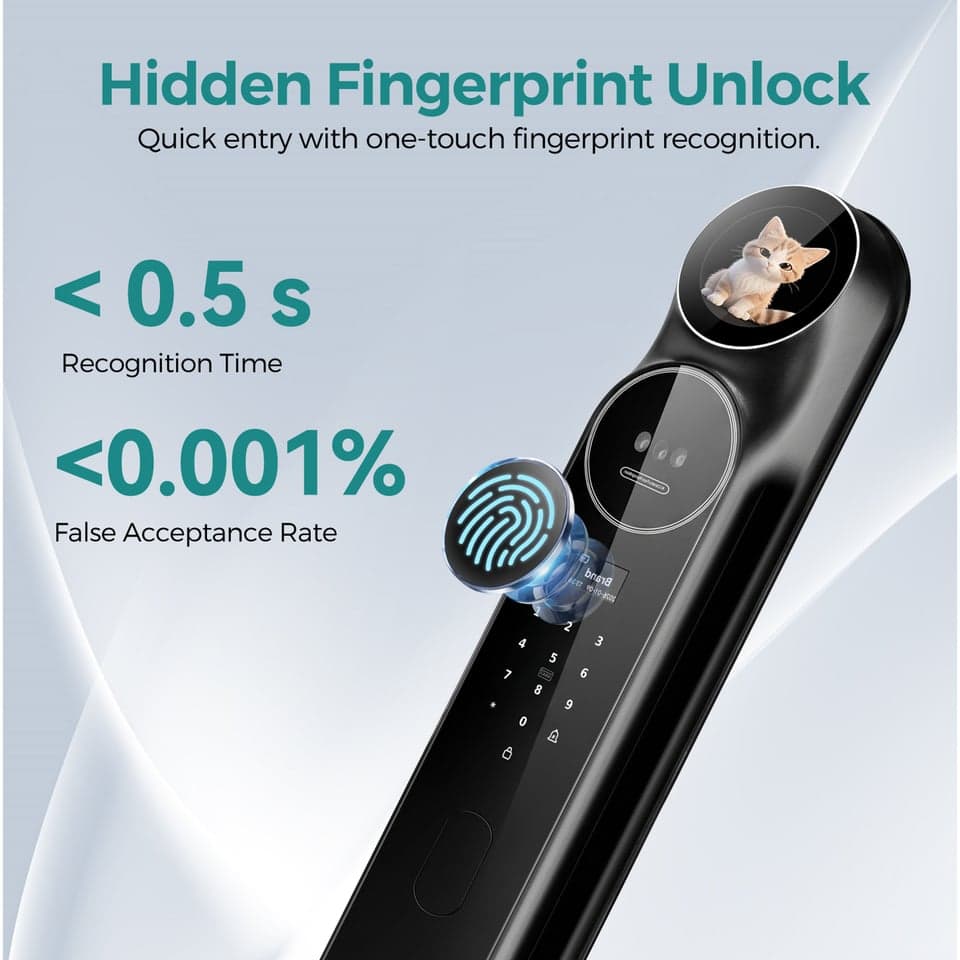 SJJ WiFi Full Auto Lock Standard Plus detail photo 2 — video peephole