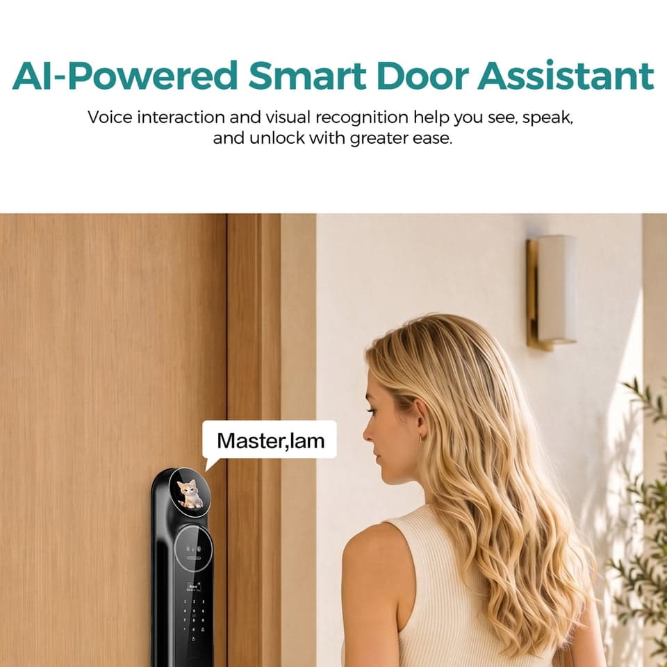 SJJ WiFi Full Auto Lock Standard Plus detail photo 4 — video peephole