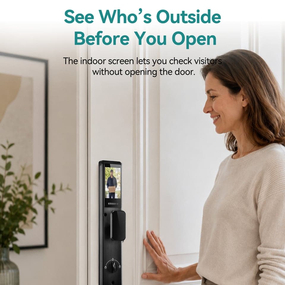 SJJ WiFi Full Auto Lock Standard Plus detail photo 5 — video peephole